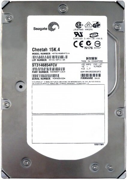 Жесткий диск Seagate ST3146854FCV 146,8Gb Fibre Channel 3,5" HDD