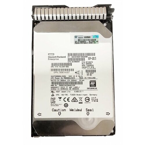 Жесткий диск HP N9X13A 8Tb 7200 SAS 35 HDD 46490₽
