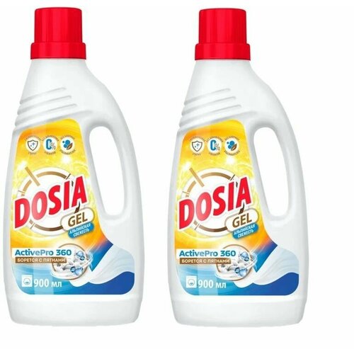 Dosia Гель для стирки Альпийская свежесть, 900 мл, 2 штуки