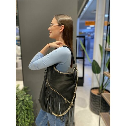 Сумка , фактура гладкая, черный