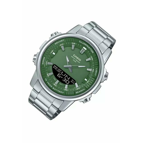 Наручные часы CASIO AMW-880D-3A, серебряный наручные часы casio amw 880 1aef