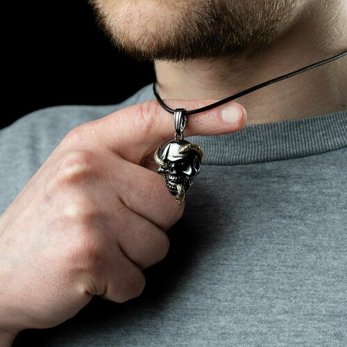 Подвеска, серебро, 925 проба, родирование, размер 4.5 см.