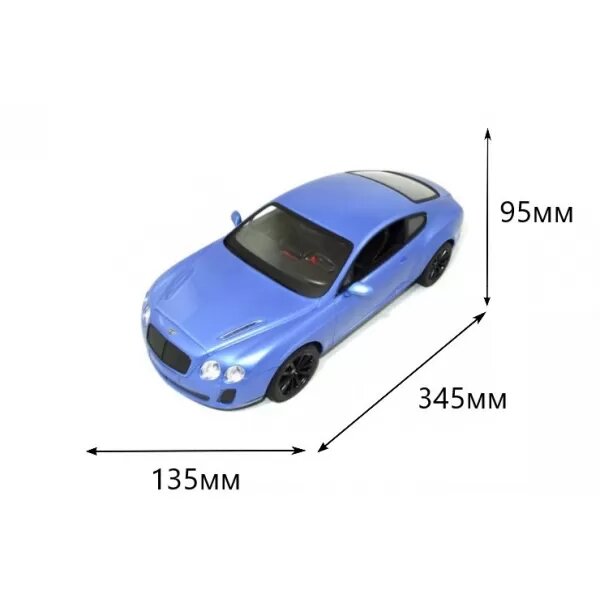 Машина Bentley GT Supersport на р/у - 2048-BLUE