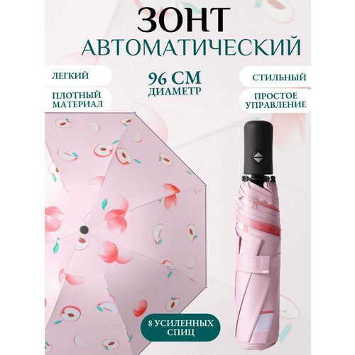 Мини-зонт Дождя.NET, розовый