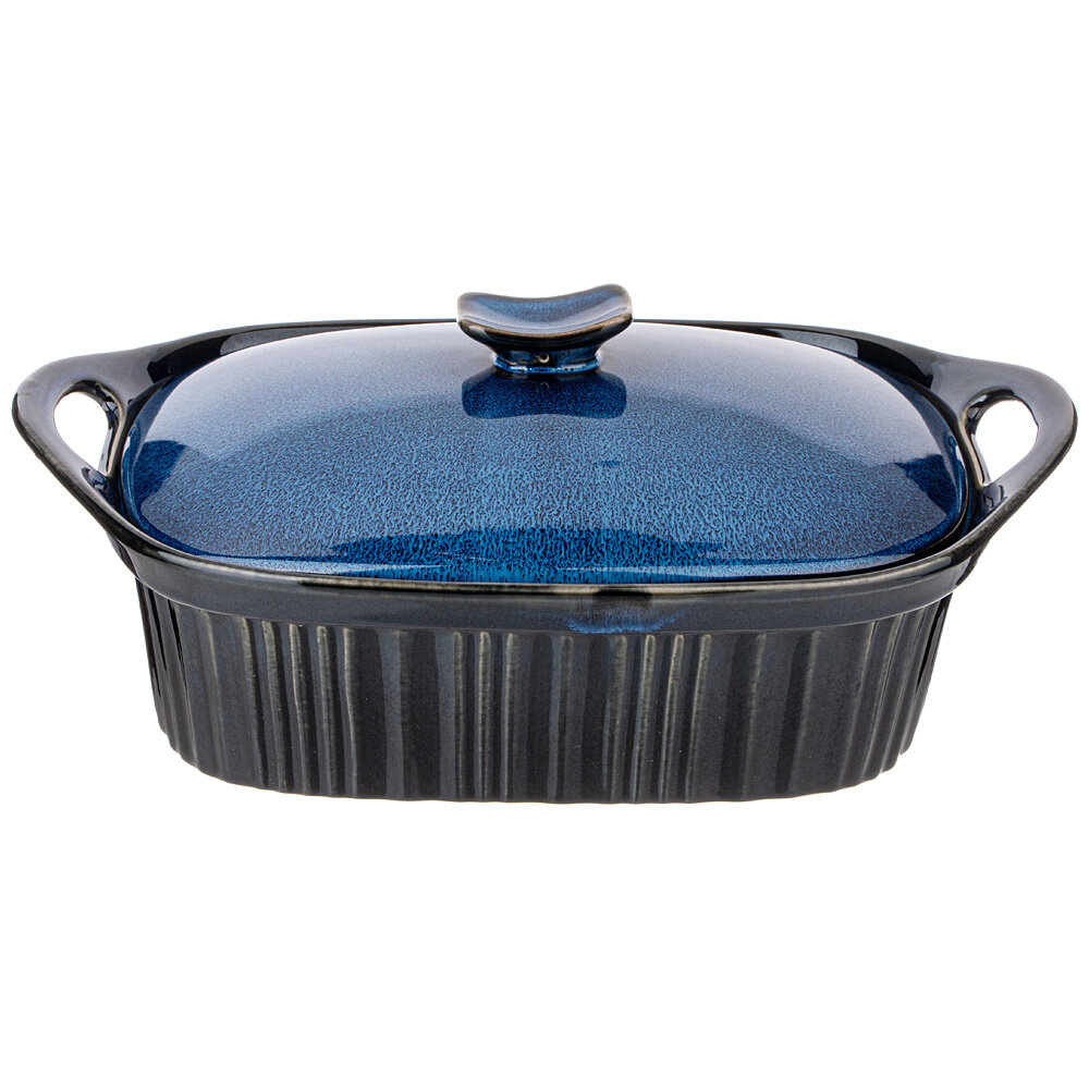 фото Форма для запекания с крышкой reactive blue 33*23,2*9,5/12,8 см 2000 мл KSG-780-110