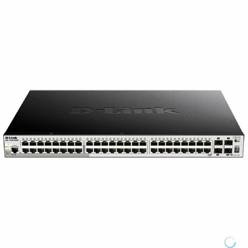 Коммутатор D-Link DGS-1250-52XMPA1A L2 Smart Switch with 48 101001000Base-T ports and 4 10GBase-X SFP ports 48 77620₽