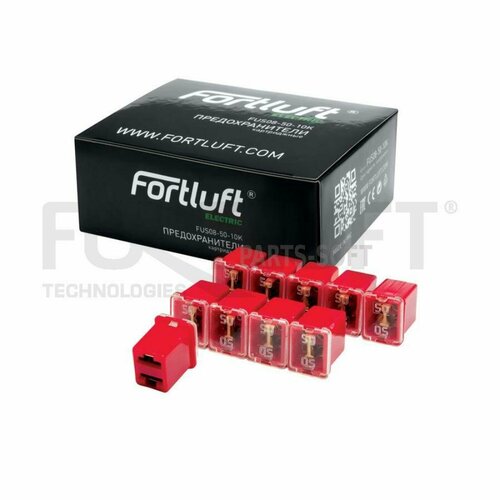 FORTLUFT FUS085010K Предохранители картриджные 50A серия FUS08 набор 10 шт.