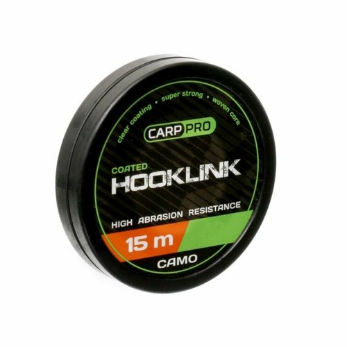 sufix carp reflex 600м 0 28мм camo Поводковый материал Soft Coated Hooklink Camo 15lb 15м