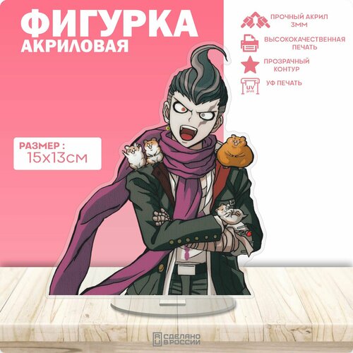 брелок дакимакура мини гандам танака danganronpa арт m0009 Акриловая фигурка Данганронпа Danganronpa Гандам Танака