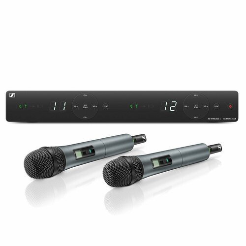 SENNHEISER XSW 1-825 DUAL-A - 2-х канальная радиосистема с 2-мя ручными передатчиками sennheiser xsw 1 825 dual a 2 х канальная радиосистема с 2 мя ручными передатчиками