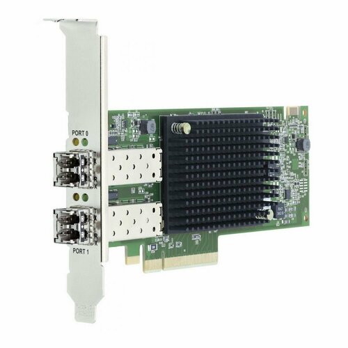 Сетевая карта Lenovo ThinkSystem Emulex LPe35002 32Gb 2-port PCIe Fibre Channel Adapter V2 (4XC7A76525) контроллер lenovo 4y37a09728 tch thinksystem raid 940 8i 4gb flash pcie gen4 12gb adapter sr645 665 650 v2 630 v2