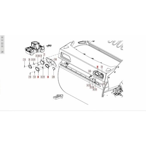 2060918 Рабочая фара HAMM 21385₽