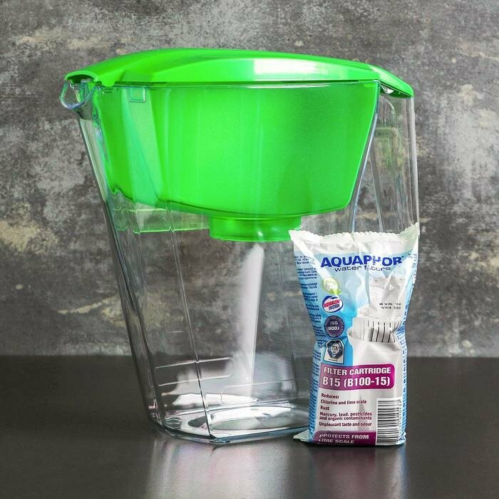 Фильтр-кувшин «Аквафор-Лайн» 2.8 л цвет зелёный