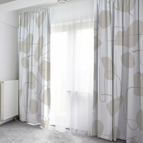 Шторы (фотошторы) из габардина, 290х230 см, Good Room