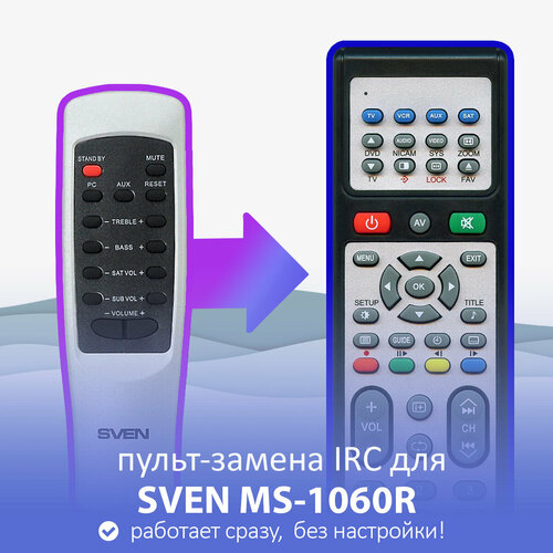 Пульт-замена для SVEN MS-1060R