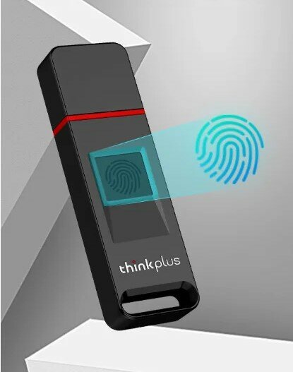 Флэшка с отпечатком пальца Lenovo thinkplus FU200 - USB 3.2 - 512 Гб