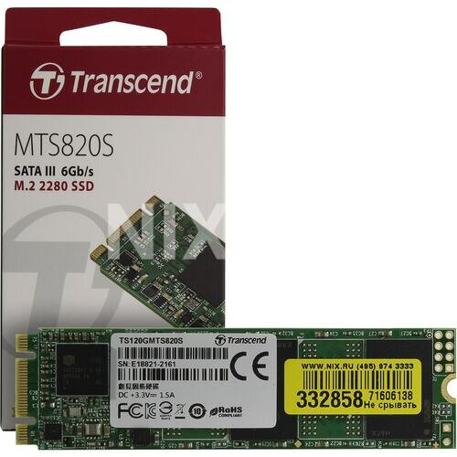 SSD Transcend MTS820S 120 Гб TS120GMTS820S