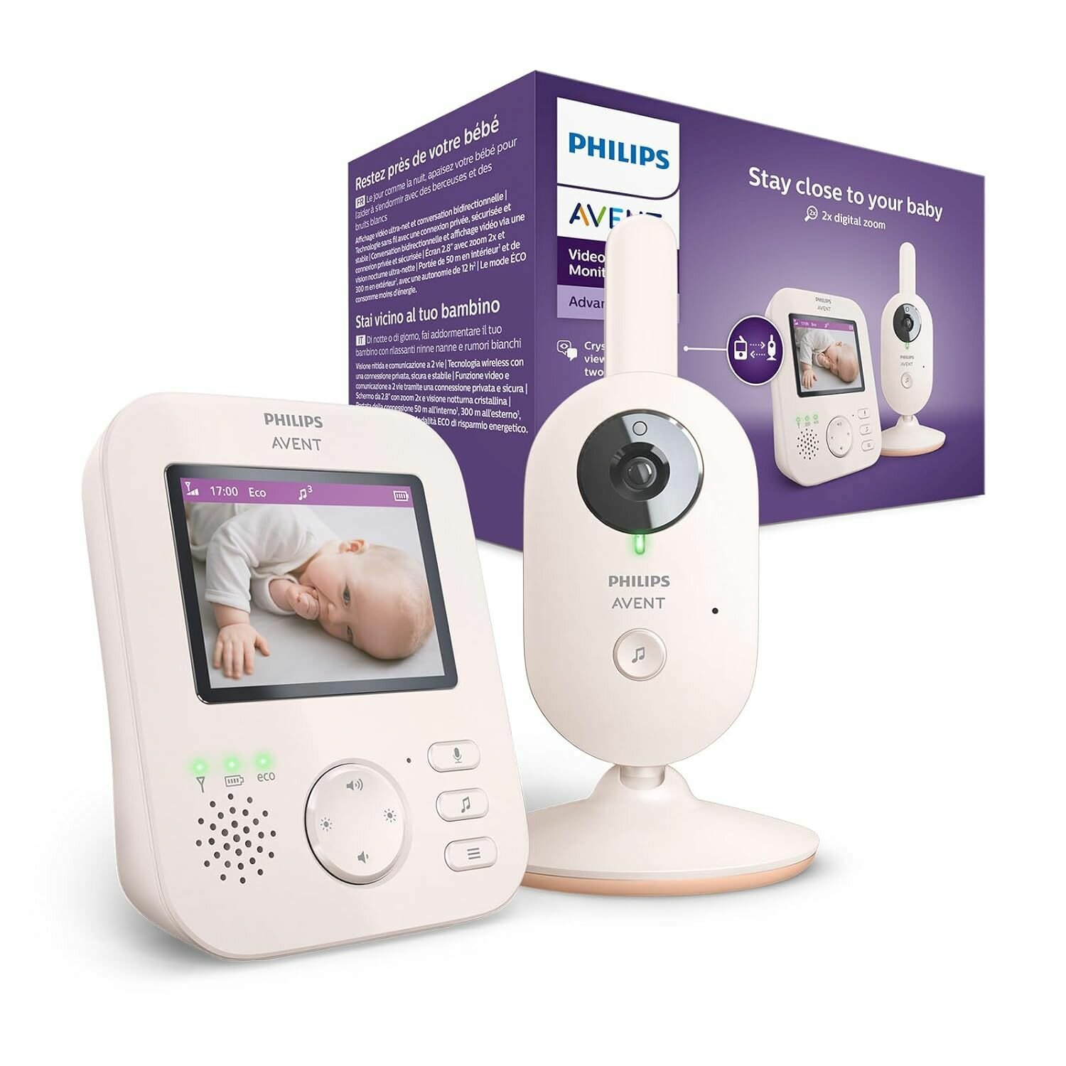 Видеоняня Philips Video-Babyphone (SCD881/26), Нидерланды