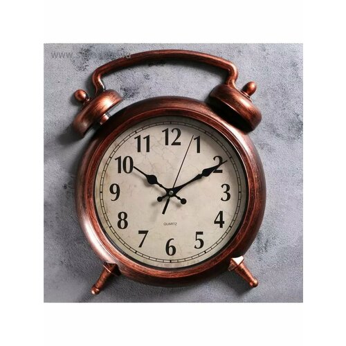 Часы настенные серия Классика Большой будильник 38х28 1483₽