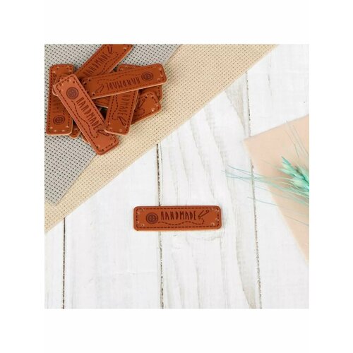 Бирка Hand Made ручная работа 5х15см 10шт 480₽