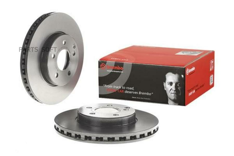 BREMBO 09. C893.11 Диск тормозной UV Coated | перед | 2шт