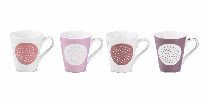 Набор чашек Tescoma myCOFFEE, 4 шт, Sugar, фарфор, подарочная упаковка — фото 1