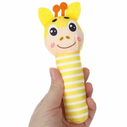 Игрушка пищалка шуршалка Жирафик Крошка Я 593₽