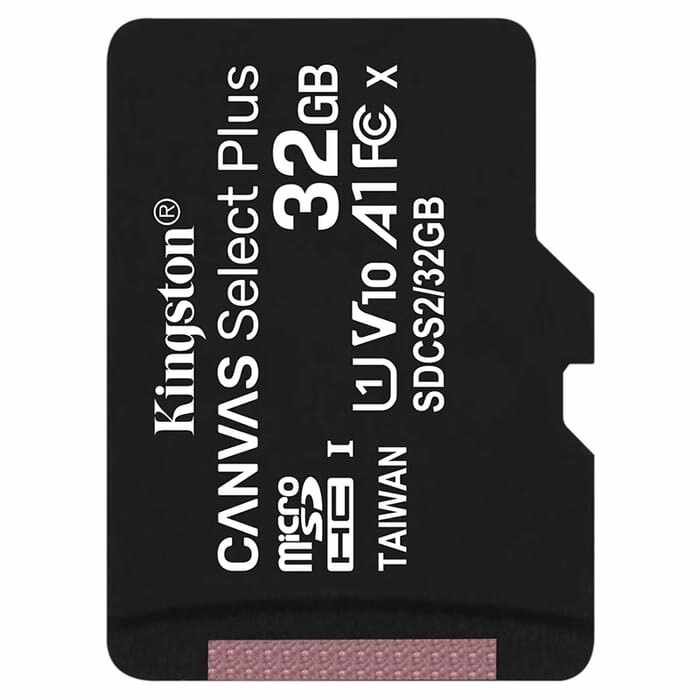 Карта памяти с адаптером 32GB microSD HC-I1 C10 Kingston с адаптером