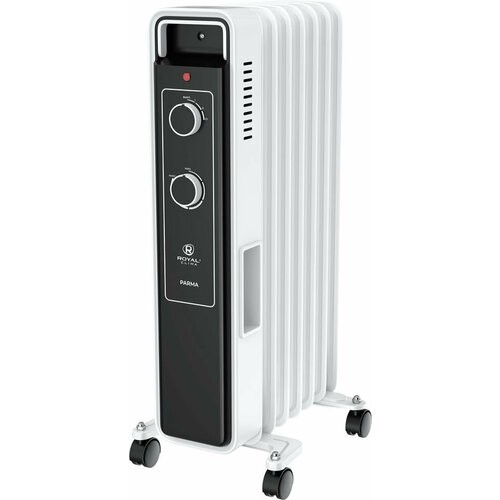 Радиатор масляный Royal Clima PARMA ROR-PR7-1500M 1500Вт белыйчерный 526000₽