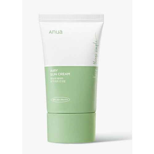 Минеральный солнцезащитный крем с экстрактом хауттюйнии ANUA Airy Sun Cream SPF50 PA 2850₽