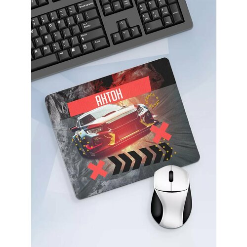 Коврик для мышки с именем Антон 371₽