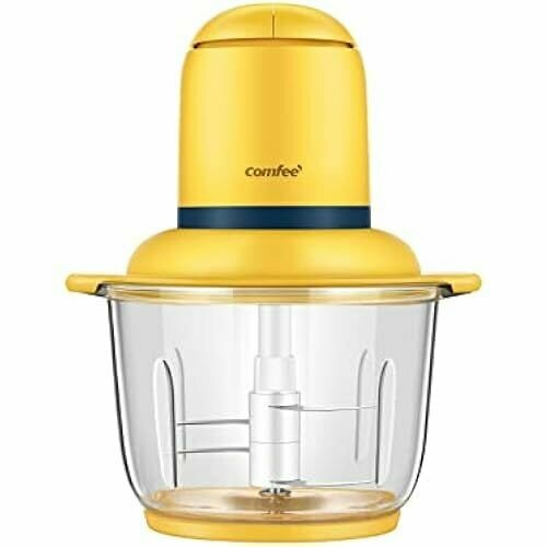 Электрический кухонный измельчитель Comfee MJ-FM4001W 2 лезвия измельчитель 2 скорости емкость 2 л 300 Вт желтый 1104600₽