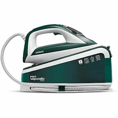 Polti Vaporella Express VE3020 высокопроизводительная паровая утюговая станция с насосом до 8 бар функцией ECO с одной температурной технологией и цифровой настройкой белыйзеленый класс энергопотребления A 3671800₽