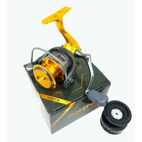 Катушка спиннинговая Kaida SHN800, передаточное число 5,2:1 (маленькая шпуля) / Катушка рыболовная