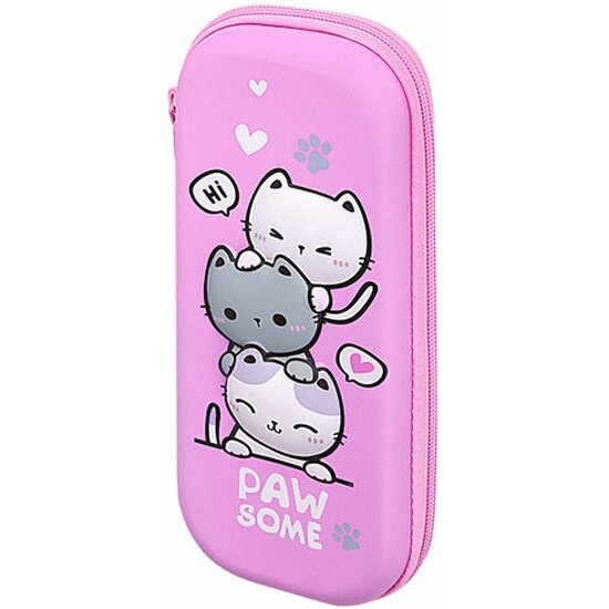 Пенал Brauberg 272334 Cat tower 1 отделение, 1 откидная планка, EVA, 22х10х5 см