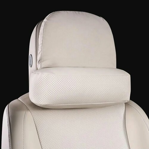 Подушка для шеи с эффектом памяти для Li Lixiang L7 L8 L9 подголовник бежевого коричневого черного ажурного цвета кожаный дизайн удобный аксессуар для путешествий Black 1059₽