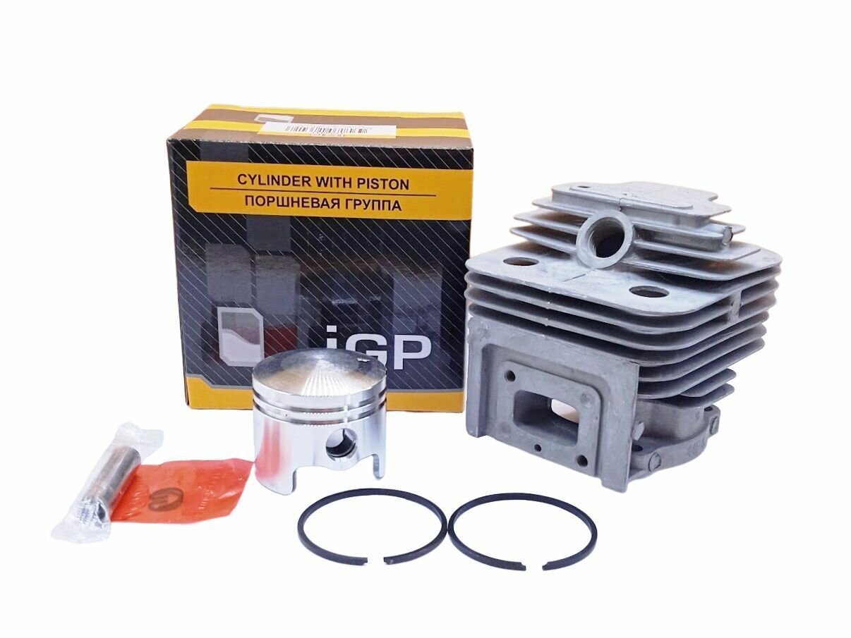 Поршневая группа для мотокос 52 куб. см (без прокладок) / IGP 1700011