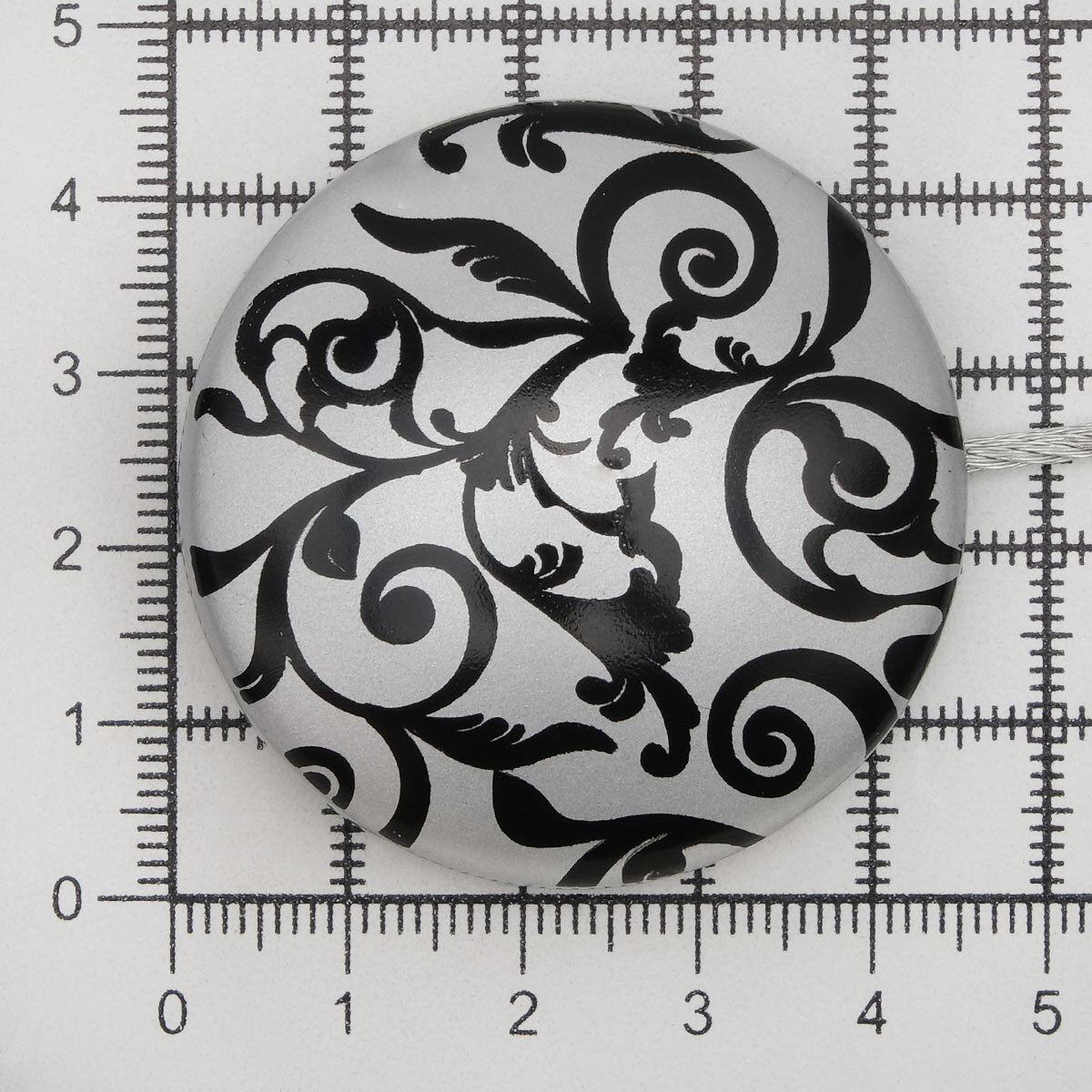 Подхват для штор магнитный, диаметр 4,5 см, длина троса 30 см, SmolTex (3У) — фото 1