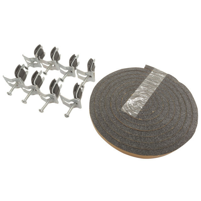 Набор для монтажа врезной мойки UKINOX CP-8-S металл/пластик черный