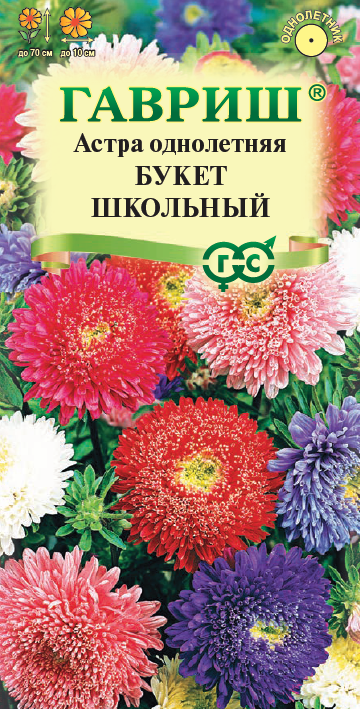 Семена Астра Букет школьный 03г смесь Одн 70см (Гавриш)