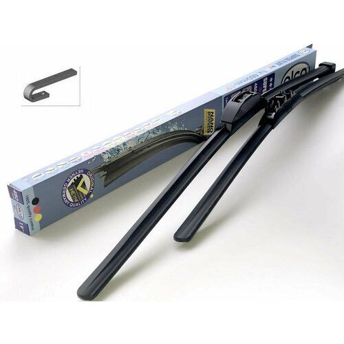Комплект дворников ALCA Super Flat 650мм+400мм, для: Kia Ceed (18-)