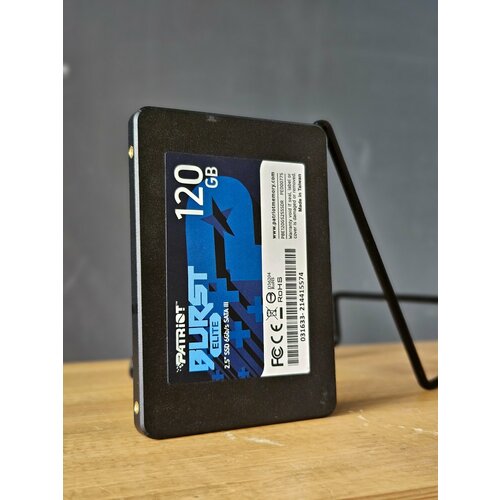 SSD накопитель Patriot Burst Elite PBE120GS25SSDR 120ГБ 25 SATA III SATA 2175₽