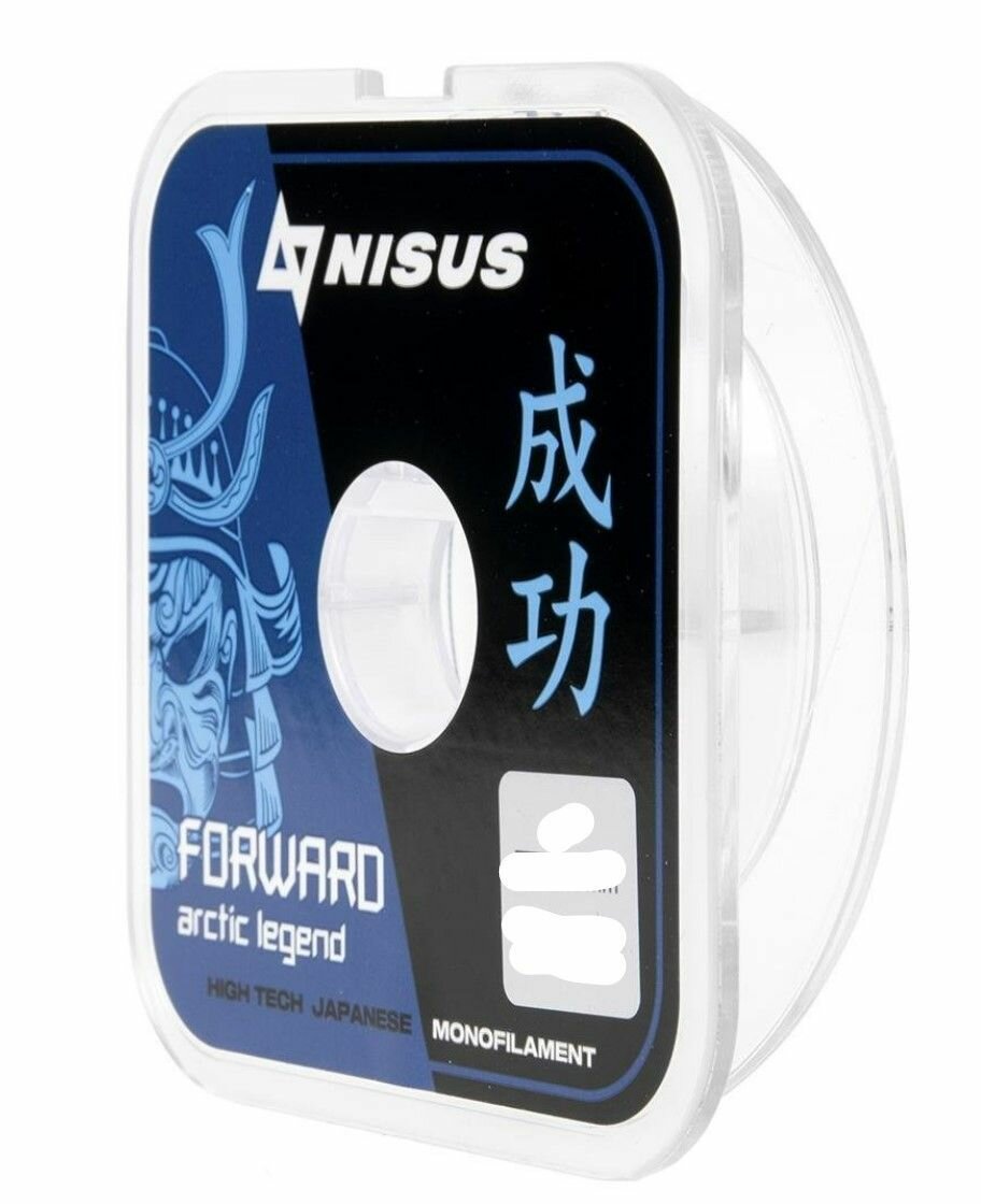 Леска Nisus FORWARD ARCTIC LEGEND 0,105 мм, 50 м, 0,96 кг — фото 1