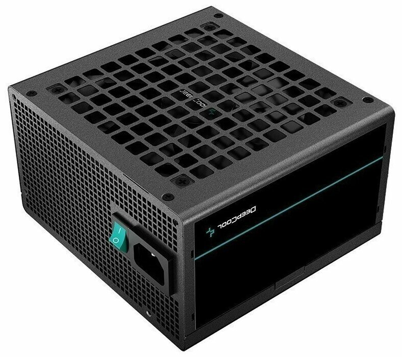 Блок питания Deepcool PF700, 700W, 80+ STANDART (20+4pin), черный, BOX — фото 1