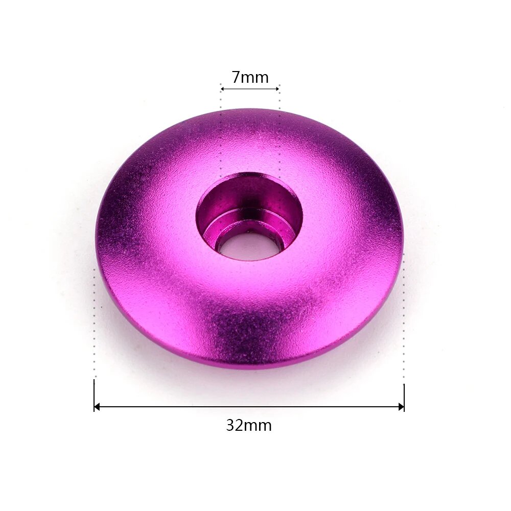 Meische Stem Top Cap алюминиевый сплав Фиолетовый