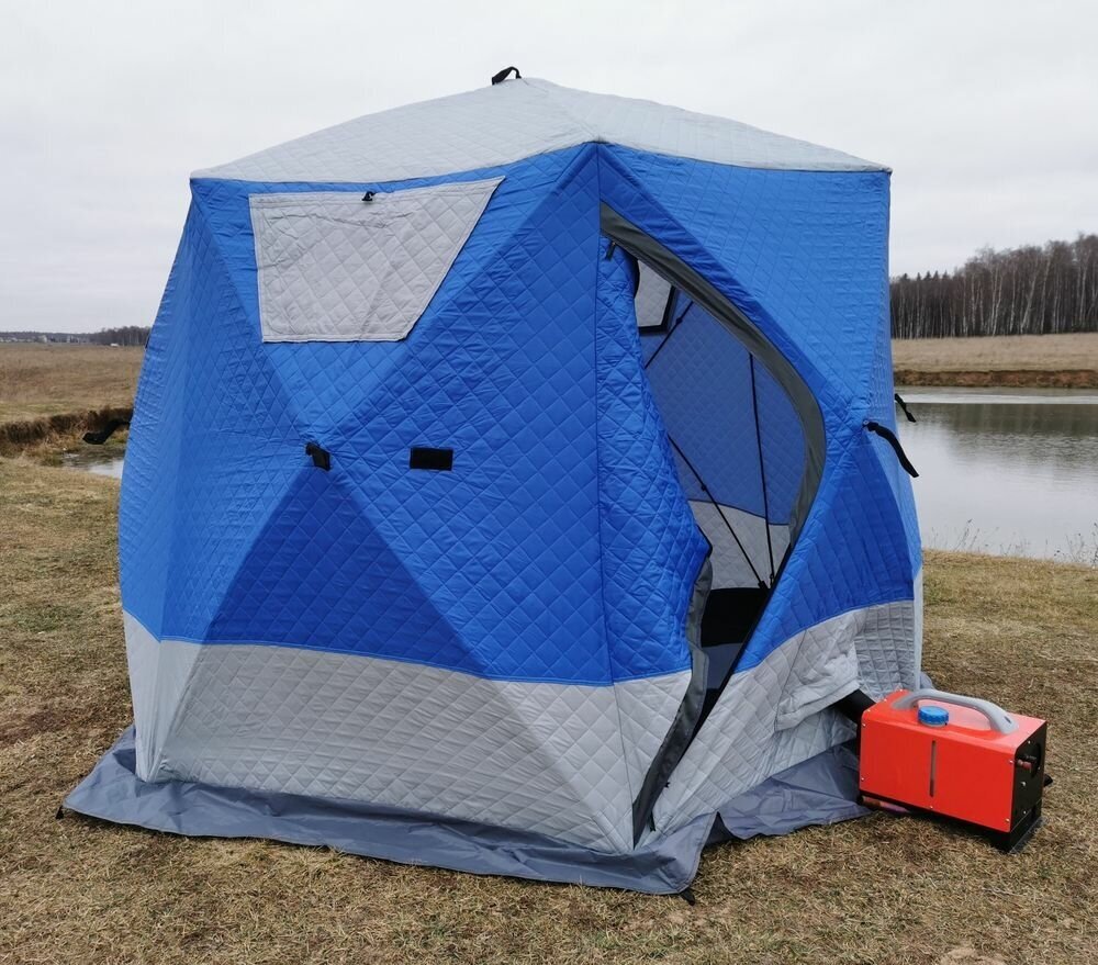 Картинки Зимняя палатка шатер 6-местная Nature camping палатка шатер для зимней рыбалки / M2020 /