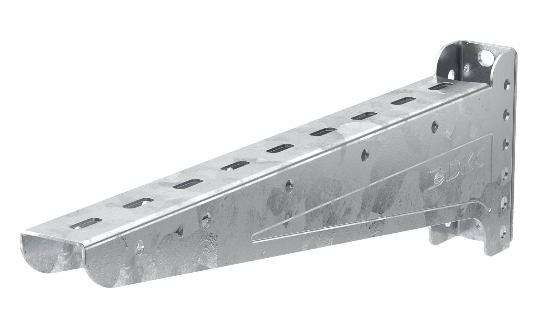Консоль для кабельных лотков DKC / ДКС BBN5030 универсальная оцинкованная стальная длина основания 300мм / крепеж