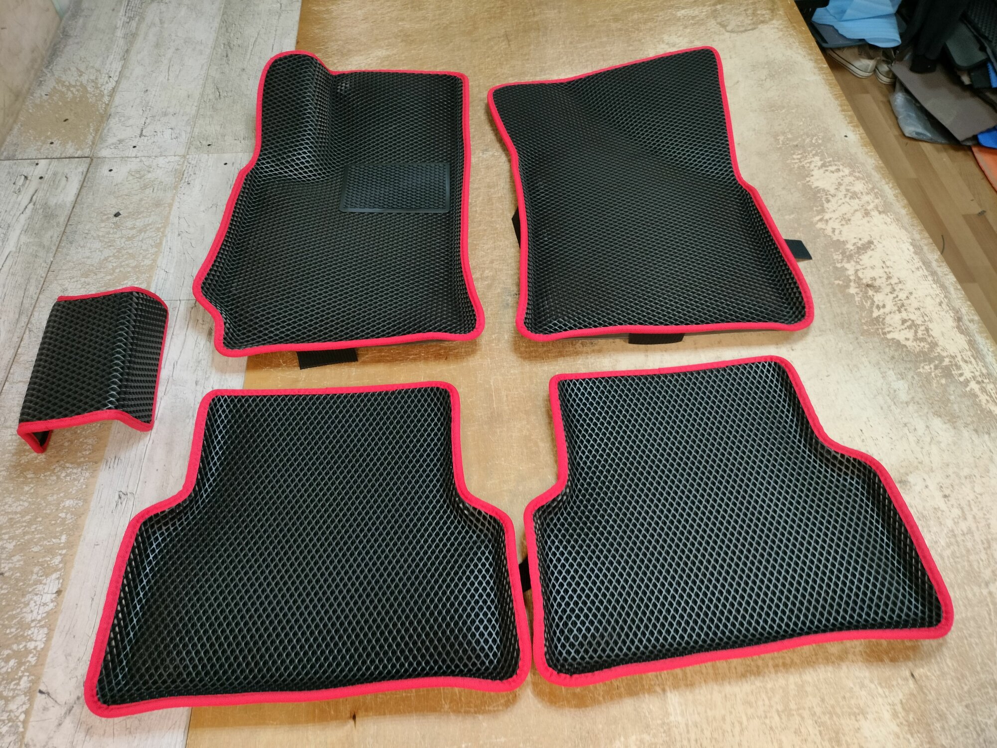 3D Eva коврики с бортами Chevrolet Lanos 2002-2009 Эва Ланос ЗАЗ Шанс