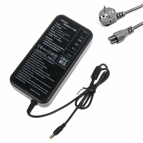 Многоцелевой мини-ИБП 19 В, 4,74 А, 27,75 Втч, резервный аккумулятор, источник бесперебойного питания, умный