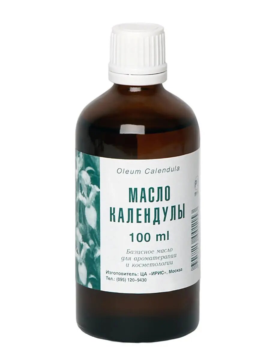 Масло IRIS "Календула", для тела, антибактериальное, противовоспалительное, смягчающее, 100мл